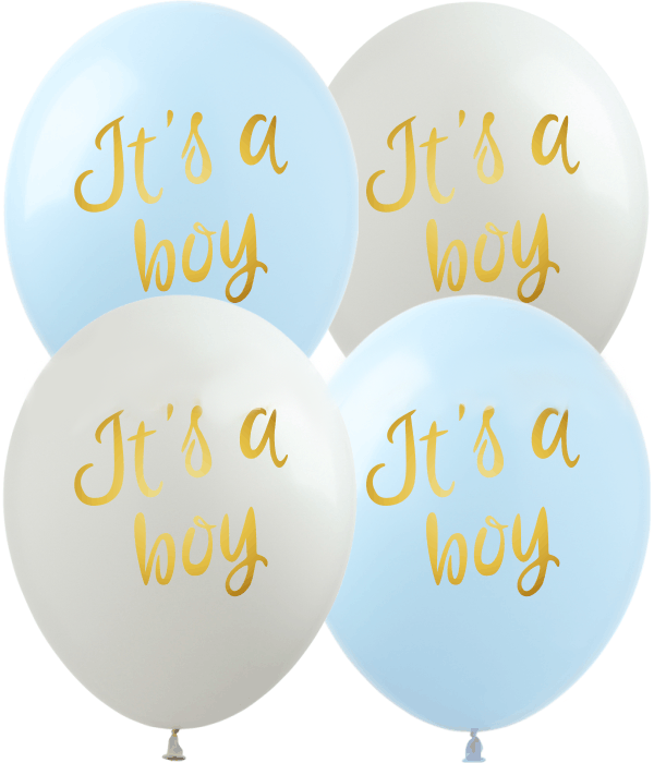 Кулька гелієва латексний 30см "it's a Boy"