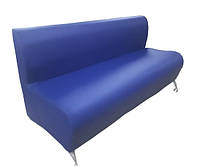 Офисный диван для ожидания Уют 120х70х85 синий
