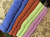 Банные махровые полотенца с вышивкой " Cotton" 70*1.40