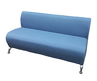 Офисный диван для ожидания Уют 120х70х85 голубой