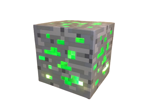 Нічник Смарагдова руда Minecraft USB LED, фото 1