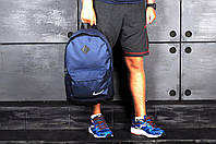 Рюкзак, портфель Nike/Найк темно-синій з чорним. Місткий. Для тренировк, навчання, роботи., фото 5