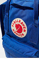 Молодіжний рюкзак, сумка Fjallraven Kanken Classic, канкен класік. Синій (електрик) + Органайзер в подарунок!, фото 5