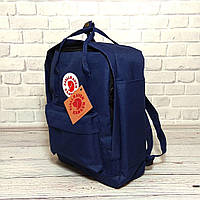 Модний рюкзак, сумка Fjallraven Kanken Classic, канкен класік. Темно-синій + органайзер в подарунок!, фото 6
