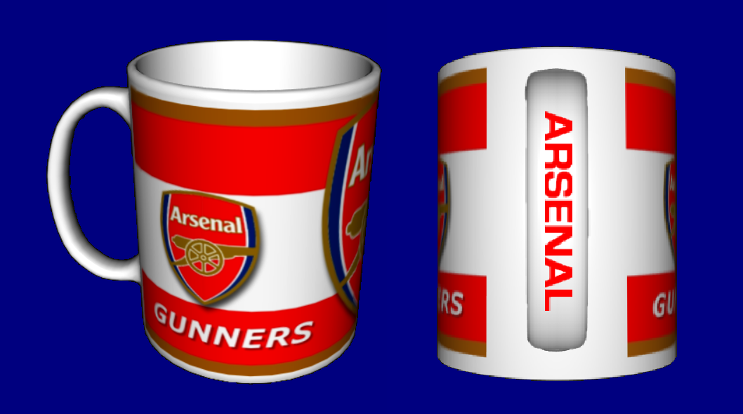 Кружка футбольна / чашка з принтом футбол ФК Арсенал