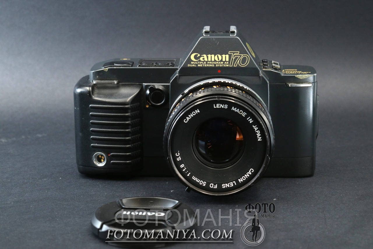 Canon T70 kit Canon FD 50mm f1.8 S. C.