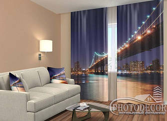 Фото Штори з Містами 2,50 м * 2,60 м (карниз 2,60 м)