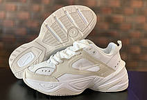 Жіночі кросівки Nike M2K Tekno, (Air Monarch) White/Beige, фото 6