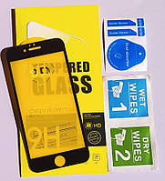 Защитное стекло iPhone 6 (Full Glue 9D) Черный