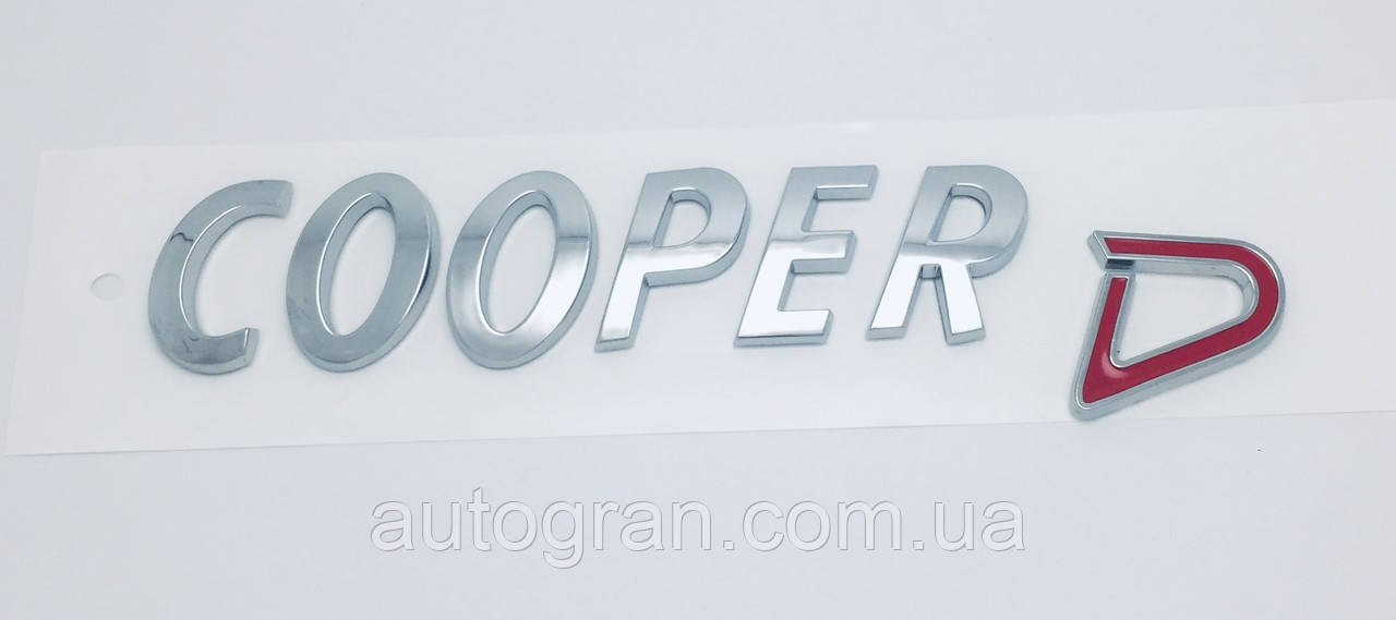 Емблема напис багажника Mini Copper D
