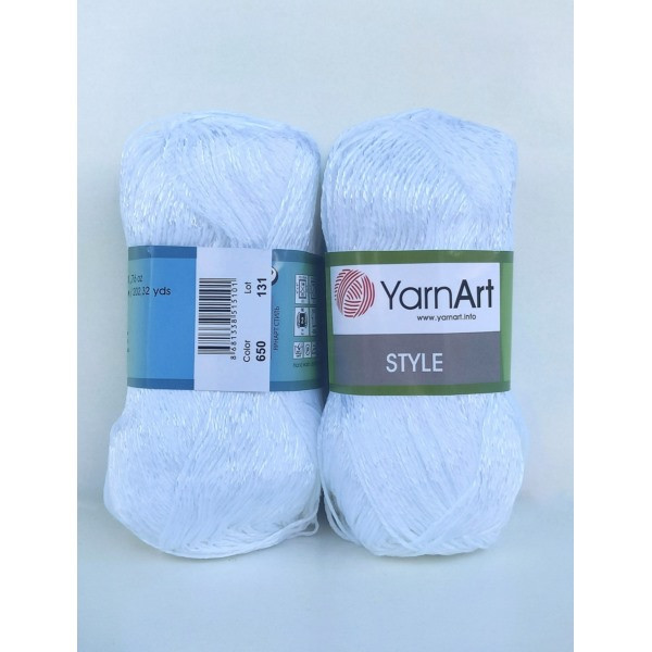 YarnArt Style — 650 білий