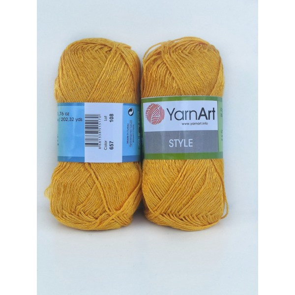 YarnArt Style — 657 жовтий