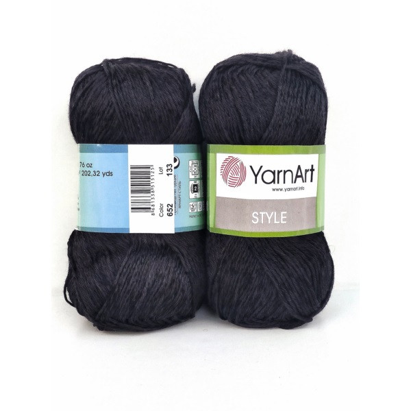 YarnArt Style — 651 чорний