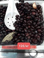 Гігантські чорні оливки з часником. Campero (500 г)