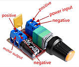 DC Шим регулятор потужності постійного струму 3-35 V струм 5A PWM, фото 2