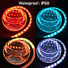 Динамічна підсвітка кришки багажника RGB + поворот, що біжить, 72 SMD, фото 5