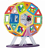 Магнітний конструктор Оглядове колесо LT4001 92 деталі Magnistar Limo toy в коробці, фото 3