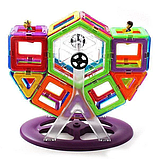 Магнітний конструктор Оглядове колесо LT4001 92 деталі Magnistar Limo toy в коробці, фото 4