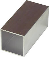 Квадратная алюминиевая труба 45x45x2мм L= 5950 мм без анодирования для мебельных конструкций