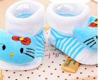 Антискользящие детские носки с игрушкой Kitty