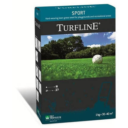 Насіння газонної трави TURFLINE SPORT C &T, 1 кг — зносостійкий газон DLF-Trifolium, фото 2