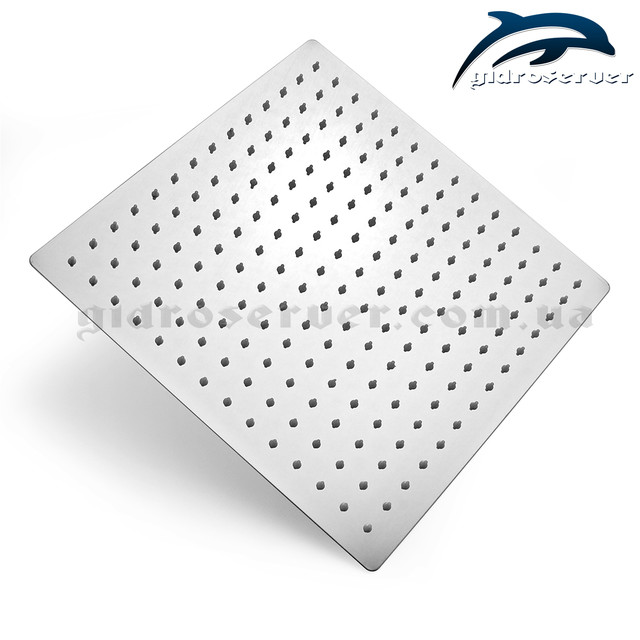 Лійка верхнього душу для душової системи прихованого монтажу SSD-09 з розміром 300 на 300 мм