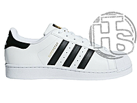 Женские кроссовки Adidas Superstar White Black C77153