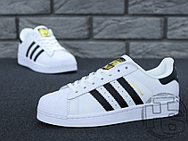 Чоловічі кросівки Adidas Superstar White Black C77153, фото 6