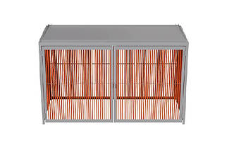 Пергола на 2 контейнера закрита Kidigo