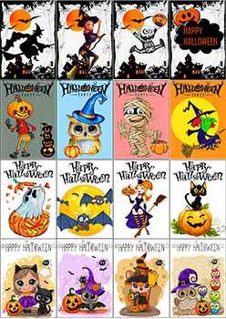 Вафельна картинка "Хелловін. Хеловін. Гелловін 2" А4, 20х30 см