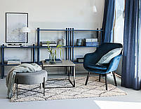 Столик квадратний з металу (під бетон) лофт hotdeal, фото 3