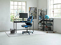 Крісло комп'ютерне - геймерське чорно синє (відкидні підлокітники), hotdeal, фото 5