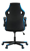 Крісло комп'ютерне - геймерське чорно синє (відкидні підлокітники), hotdeal, фото 8