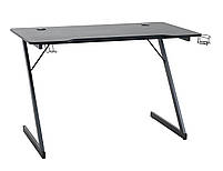 Стіл комп'ютерний геймерський чорний Із тримачем для чашки та навушників hotdeal, фото 3