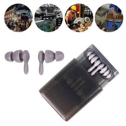 Бервуха для Сна звукопоглинальні роботи Подорожей Плавання Без Варіантів Hailicare сірий