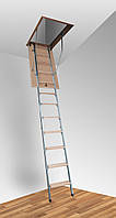 Чердачная лестница Altavilla Cold Metal 3S Pino 110x70 h280см