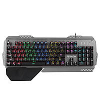 Ігрова клавіатура MEETION Gaming RGB Backlit MK-20, чорно-сіра