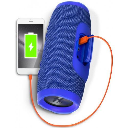 Портативная bluetooth колонка MP3 плеер E3 CHARGE3 waterproof водонепроницаемая Power Bank Blue - фото 3 - id-p1252129168