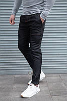 Мужские стрейчевые джинсы чёрные