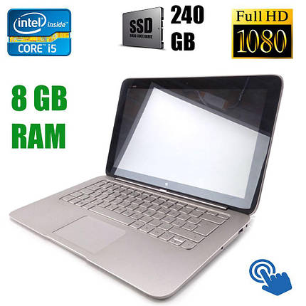 HP Spectre X2 / 13.3" (1920x1080) IPS, Touch Screen / Intel Core i5-4210U (2(4) ядра по 1.70-2.70GHz) / 8 GB DDR3 / 240 GB SSD / DisplayPort, Web, фото 1