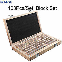 Кінцеві міри довжини Shahe Block-103 (0,5-100мм/0 клас точності) - 103 шт. З сертифікатом про калібрування