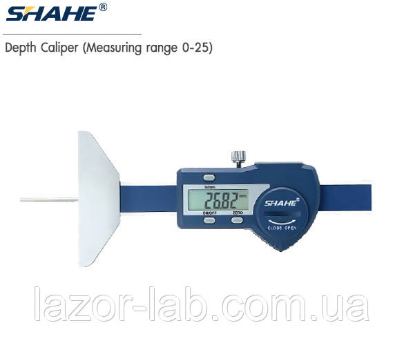 Глибокомір цифровий Shahe 0-25 мм/0,01 мм (5114-25)