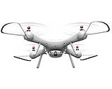 Квадрокоптер Syma X25 PRO із системою GPS і FPV HD-камерою (Білий), фото 2