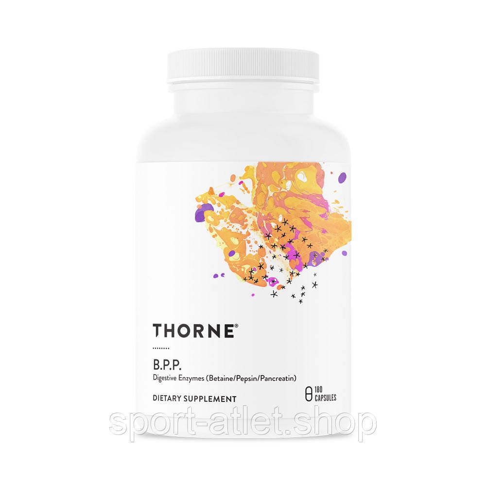 Натуральна добавка Thorne Research B.P.P, 180 капсул