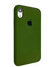 Чохол Silicone Case full для iPhone XR forest green, фото 4