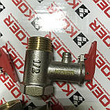 Запобіжний клапан для бойлера 1/2" PN8 посилений Koer (Чехія), фото 4