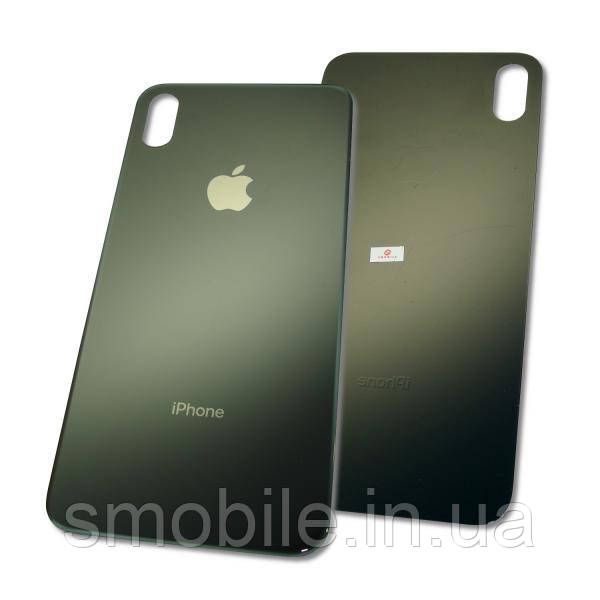 Apple Скло задньої кришки iPhone XS Max чорне (оригінал)