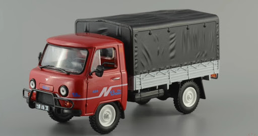 Автолегенди №215 УАЗ-33036 темно-червоний | Колекційна модель 1:43 | DeAgostini