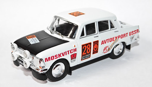 Автолегенди №212 Москвич-412 ралійний білий | Колекційна модель 1:43 | DeAgostini