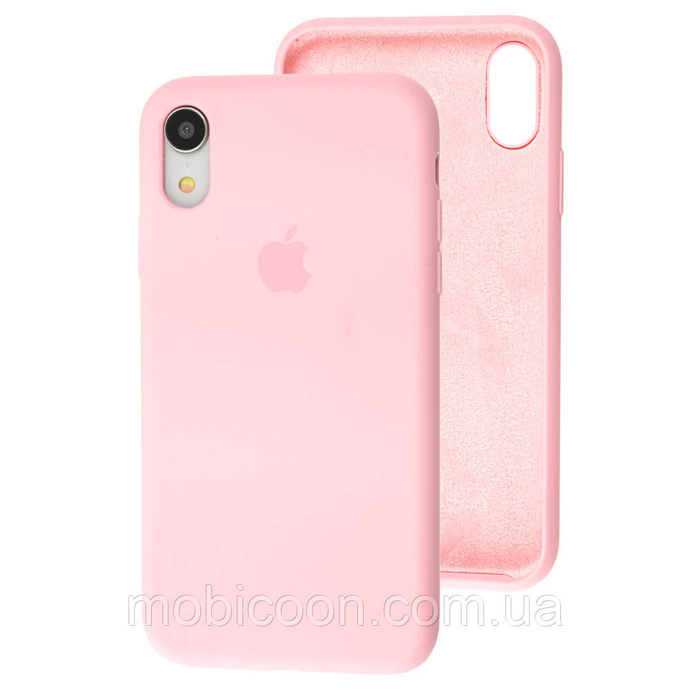 Чохол Silicone Case full для iPhone XR light pink